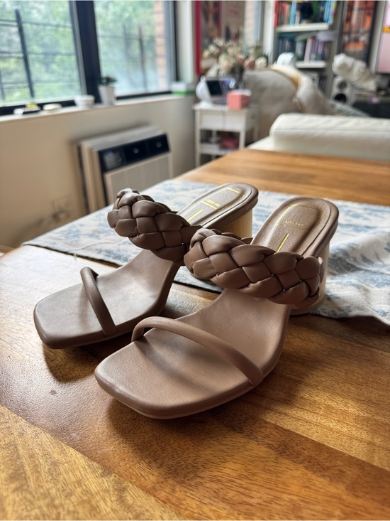Dolce Vita Shoes - Dolce Vita Taupe Braided-Strap Heeled Sandals